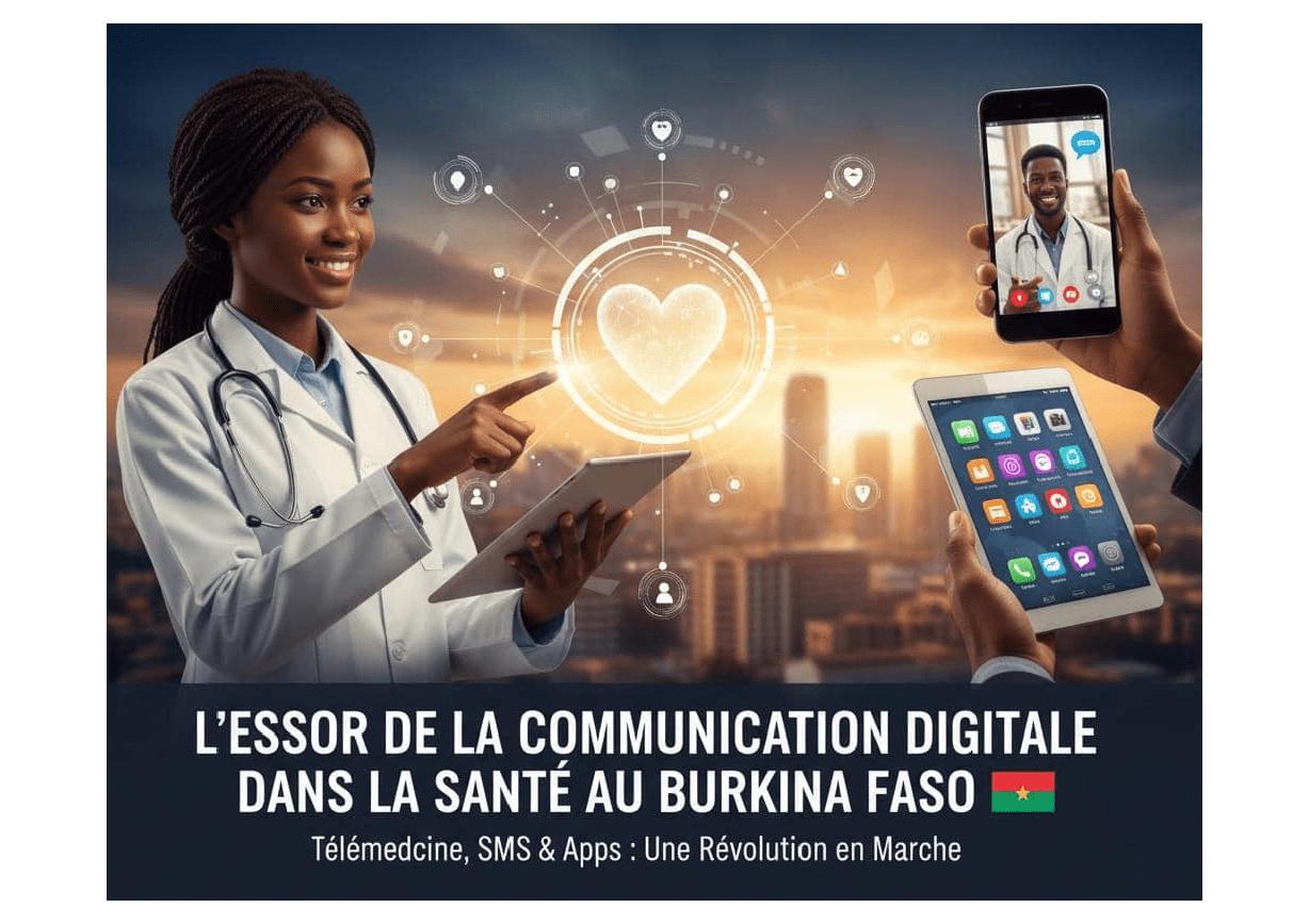 illustration de la communication digitale en santé.