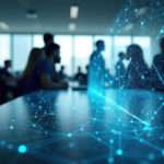 Image montrant les bénéfices de 'IA pour les PME, incluant automatisation et a croissance des revenus et l'éfficacité opérationnelle