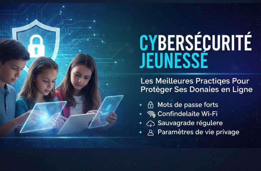 Illustration de la cybersécurité pour la jeunesse