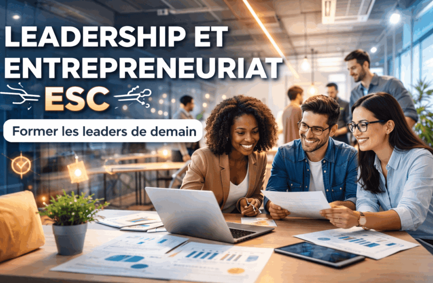 Leadership et entreprenariat à ESC: les leaders de demain en formation