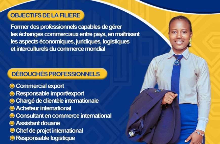 Commerce International obtenez votre licence à ESC Ouagadougou