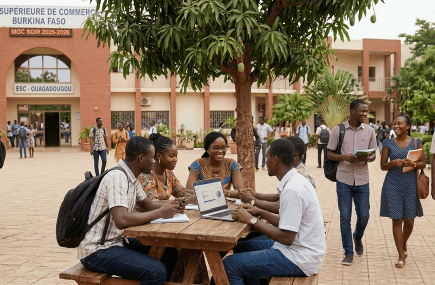 étudiants de l’ESC discutant des défis de l’enseignement supérieur et de l’innovation pédagogique