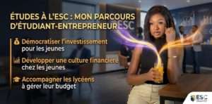 l'étudiante plyvalente à la posture de femme déterminée ennonçant quelques stratégies