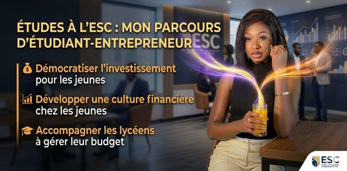 l'étudiante plyvalente à la posture de femme déterminée ennonçant quelques stratégies