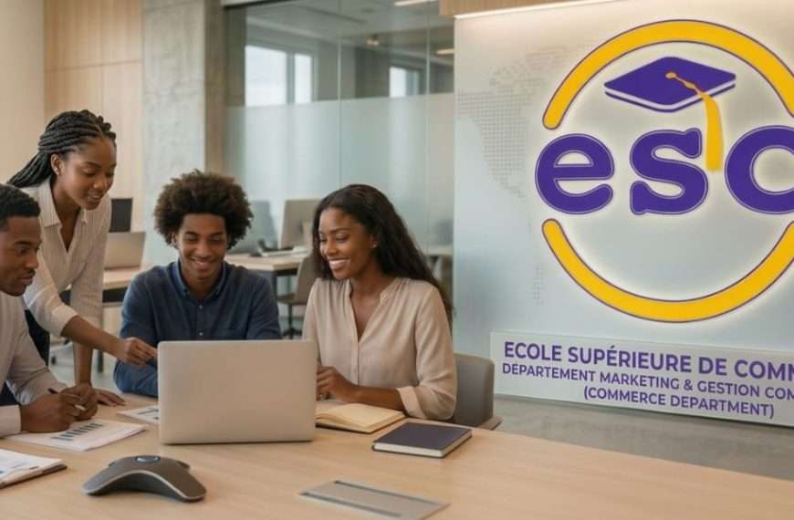 Ecole Supérieure de Commerce :étudiants en formation